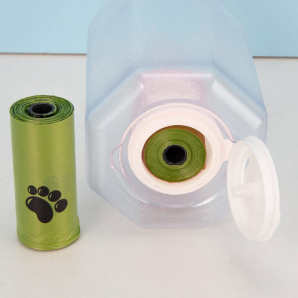 Portable Cat Dog Water Bottle Food Feeder Drinker Poop Dispenser 3 In 1 Leak-proof Multifunctional Dog Water Bottle Pet Products - Image 7