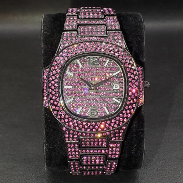 Special-interest Full Diamond Rap Hip Hop Watch